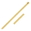 10k Yellow Gold Classic Miami Cuban Solid Bracelet (5.00 mm)