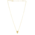 14k Yellow Gold Panther Head Necklace